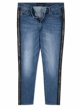 Rock & Republic Berlin Side Stripe Skinny Jeans
